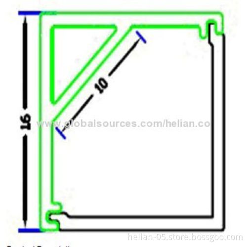 Small dimension LED aluminum profiles, installed easily, save energy and environment friendly